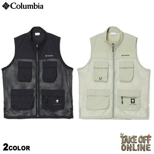Columbia SUGAR BROOK II VEST PG2263 �R�����r�A �V���K�[�u���b�N II �x�X�g 2�J���[ ���b�s���O�s���i