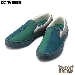 �y���������}���\��Px5�{�zCONVERSE SKATEBOARDING CS SLIP-ON SK SAYHELLO + BLUE/GREEN/GREY 1sd114(34201130) �R���o�[�X CS �X���b�v�I�� �X�P�[�g �Z�C�n���[ �v���X �u���[/�O���[��/�O���C �����Y 2022FW