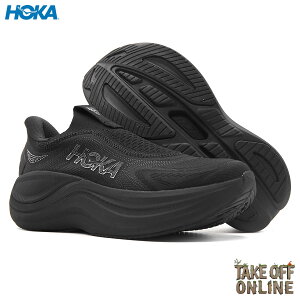 HOKA SKYWARD LACELESS BLACK/BLACK 1168876-BBLC �z�J �X�J�C���[�h ���[�X���X �u���b�N/�u���b�N �����Y