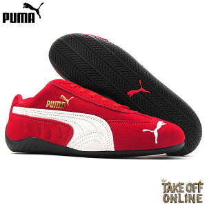 PUMA SPEEDCAT OG FOR ALL TIME RED-PUMA WHITE 398846-02 �v�[�} ���j�Z�b�N�X �X�s�[�h�L���b�g OG �X�j�[�J�[ ���b�h ���f�B�[�X