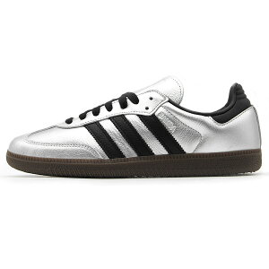 ADIDAS SAMBA OG W SILVER METALLIC/CORE BLACK/GUM ji4218 �A�f�B�_�X �T���o OG W �V���o�[ ���^���b�N/�R�A�u���b�N/�K�� ���f�B�[�X �����Y