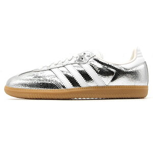 ADIDAS SAMBA OG W SILVER METALLIC/CLOUD WHITE/ CORE WHITE JR0035 �A�f�B�_�X �T���o OG W �V���o�[ ���^���b�N/�N���E�h�z���C�g/�R�A�z���C�g ���f�B�[�X
