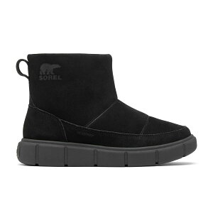 SOREL EXPLORER III SLIP-ON WP BLACK/SEA SALT nl5122-010 �\���� �G�N�X�v���[���[3�@�X���b�|���E�H�[�^�[�v���[�t �u���b�N/�V�[�\���g ���f�B�[�X �E�B���^�[ �u�[�c 2025FW