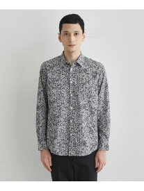 【SALE／50%OFF】ストライプ小花 長袖シャツ TAKEO KIKUCHI タケオキクチ トップス シャツ・ブラウス ブラウン グレー【RBA_E】【送料無料】[Rakuten Fashion]