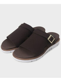 【SALE／60%OFF】2WAYスライドサンダル TAKEO KIKUCHI タケオキクチ シューズ・靴 サンダル ブラック ブラウン【RBA_E】【先行予約】*【送料無料】[Rakuten Fashion]