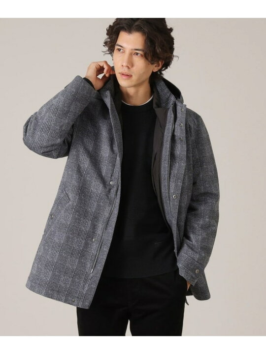 楽天市場】【SALE／36%OFF】【3WAY】ジャカード グレンチェック ダウン 