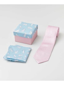 【SALE／55%OFF】【BOXセット】ベーシックネクタイ&リバティハンカチ 特製ギフトセット TAKEO KIKUCHI タケオキクチ スーツ・フォーマル ネクタイ・蝶ネクタイ ワインレッド グリーン ネイビー ピンク【RBA_E】【送料無料】[Rakuten Fashion]
