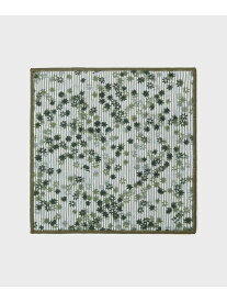 【SALE／30%OFF】ストライプ小花プリントフォンカチ TAKEO KIKUCHI タケオキクチ ファッション雑貨 ハンカチ・ハンドタオル グレー【RBA_E】[Rakuten Fashion]