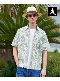 【SALE／55%OFF】【BOWLER HAT LABEL】ビリケンさんプリント 半袖シャツ TAKEO KIKUCHI タケオキクチ トップス シャツ・ブラウス ブラック ブルー ホワイト【RBA_E】【送料無料】[Rakuten Fashion]
