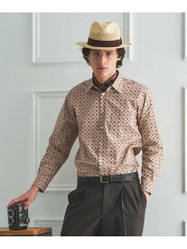 【SALE／50%OFF】【BOWLER HAT LABEL】小紋ペイズリープリント 長袖シャツ TAKEO KIKUCHI タケオキクチ トップス シャツ・ブラウス ベージュ ブルー【RBA_E】【送料無料】[Rakuten Fashion]