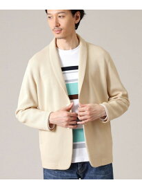 【SALE／40%OFF】【尾州織】ショールカラー カーディガン ジャケット TAKEO KIKUCHI タケオキクチ トップス カーディガン ネイビー ベージュ グレー【RBA_E】【送料無料】[Rakuten Fashion]