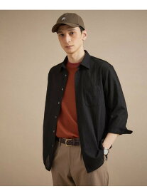 【SALE／57%OFF】【通気性】トリコットサッカー 7分袖シャツ TAKEO KIKUCHI タケオキクチ トップス シャツ・ブラウス ブラック ネイビー グリーン ピンク【RBA_E】【送料無料】[Rakuten Fashion]
