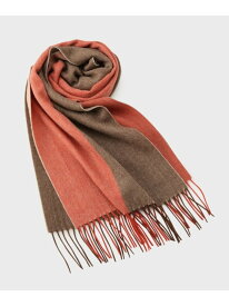 【SALE／40%OFF】【洗えるカシミヤ】4面パネル マフラー TAKEO KIKUCHI タケオキクチ ファッション雑貨 マフラー・ストール・ネックウォーマー ブラック グレー グリーン オレンジ レッド ネイビー【RBA_E】【送料無料】[Rakuten Fashion]