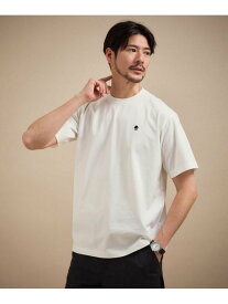 【SALE／49%OFF】【日本製】ワンポイント刺繍 半袖Tシャツ TAKEO KIKUCHI タケオキクチ トップス カットソー・Tシャツ ホワイト ネイビー ブラック レッド グリーン【RBA_E】【送料無料】[Rakuten Fashion]