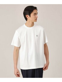 ワンポイント カラー刺繍 Tシャツ TAKEO KIKUCHI タケオキクチ トップス カットソー・Tシャツ グリーン ピンク ブルー ホワイト【送料無料】[Rakuten Fashion]