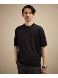 【SALE／55%OFF】【接触冷感/洗える】ヴィスコースナイロンモックネックニット TAKEO KIKUCHI タケオキクチ トップス ニット ブラック ベージュ【RBA_E】【送料無料】[Rakuten Fashion]