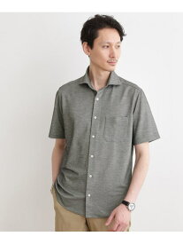 【SALE／50%OFF】ドライカノコ シャツ TAKEO KIKUCHI タケオキクチ トップス シャツ・ブラウス グレー ブルー ホワイト【RBA_E】【送料無料】[Rakuten Fashion]