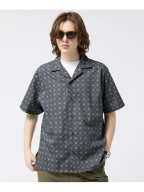 【SALE／52%OFF】菊小紋柄 オープンカラーシャツ TAKEO KIKUCHI タケオキクチ トップス シャツ・ブラウス ワインレッド グレー ブルー【RBA_E】【送料無料】[Rakuten Fashion]
