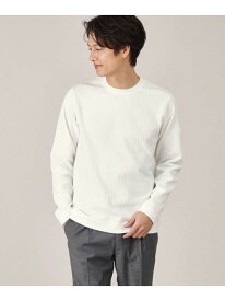 【SALE／50%OFF】【Made in JAPAN】千鳥柄 ストレッチ プルオーバー TAKEO KIKUCHI タケオキクチ トップス カットソー・Tシャツ ネイビー ホワイト グレー【RBA_E】【送料無料】[Rakuten Fashion]