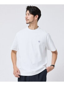 【SALE／10%OFF】【汗染み軽減/接触冷感】フェイクレイヤード ワンポイント刺繍Tシャツ TAKEO KIKUCHI タケオキクチ トップス カットソー・Tシャツ ブラック オレンジ ホワイト【RBA_E】【送料無料】[Rakuten Fashion]