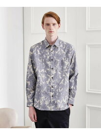 【LIMITED】フラワープリント長袖シャツ TAKEO KIKUCHI タケオキクチ トップス シャツ・ブラウス ホワイト グリーン ブラウン ブラック グレー【送料無料】[Rakuten Fashion]