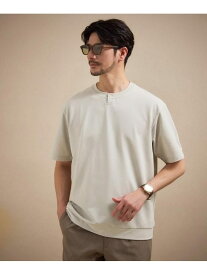 【SALE／57%OFF】リネン ライク 鹿の子 ヘンリー ハーフ ヘンリー ネック TAKEO KIKUCHI タケオキクチ トップス カットソー・Tシャツ ネイビー ブラウン【RBA_E】【送料無料】[Rakuten Fashion]