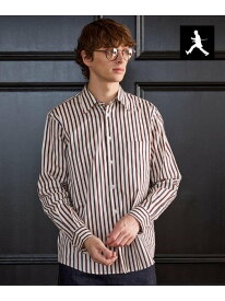 【BOWLER HAT LABEL】日本製オルタネートストライプシャツ TAKEO KIKUCHI タケオキクチ トップス シャツ・ブラウス ホワイト ネイビー【送料無料】[Rakuten Fashion]