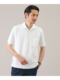 【SALE／20%OFF】【抗菌防臭/9色5サイズ展開】ハニカムメランジ ポロシャツ TAKEO KIKUCHI タケオキクチ トップス ポロシャツ パープル ピンク グリーン ブルー ネイビー ホワイト グレー ベージュ【RBA_E】【送料無料】[Rakuten Fashion]