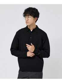 レーヨン ニット ポロシャツ TAKEO KIKUCHI タケオキクチ トップス ニット ブラウン ブラック【送料無料】[Rakuten Fashion]