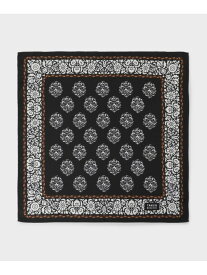 【SALE／55%OFF】イタリアンシルクチーフ TAKEO KIKUCHI タケオキクチ ファッション雑貨 スカーフ・バンダナ ブラウン ブラック【RBA_E】【送料無料】[Rakuten Fashion]