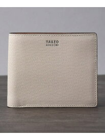 【SALE／10%OFF】【ソフト&ナチュラル】ミニメッシュ レザー 2つ折り財布 TAKEO KIKUCHI タケオキクチ 財布・ポーチ・ケース 財布 ネイビー イエロー ブルー ホワイト ブラック グレー【RBA_E】【送料無料】[Rakuten Fashion]