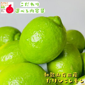国産(和歌山有田産) こだわりの たけひこ レモン 選べる内容量_ ノーワックス ノー防腐剤 減農薬 フルーツ 果物 送料無料 檸檬 くだもの 産地直送 人気 ギフト 和歌山 和歌山県 有田 1kg 2kg 5kg 10kg