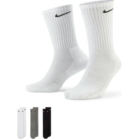 5/25-5/26 2日間限定ゲリラバーゲン 新作 ナイキ ソックス ユニセックス NIKE 3足組 エブリデイ クッション クルー SX7664|