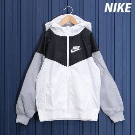 4/24-4/25 2日間限定ゲリラバーゲン ナイキ ウィンドランナー 新作 ウインドジャケット 上 ジュニア NIKE パーカー 裏メッシュ ランニング デイリー 軽量 850443 白 ホワイト| ウーブン woven 男 女の子 キッズ スポーツウェア トレーニングウェア