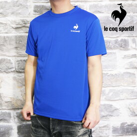 ルコック Tシャツ 上 メンズ le coq sportif 半袖 吸汗速乾 UPF15 ランニング ジョギング ジム ドライ エコペットショートスリーブシャツ QMMTJA30Z| 大きいサイズ 有 ゴルフ スポーツウェア トレーニングウェア