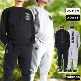 マラソン最大3000円オフクーポン有！ パリ・サンジェルマン スウェット 上下 メンズ セットアップ ブランド PSG_TECH FLEECE EMB PARIS SAINT-GERMAIN PS0525FW0001 バックプリント付き プルオーバー 綿混 クルーネック 黒 新作 上下セット 大きいサイズ 有