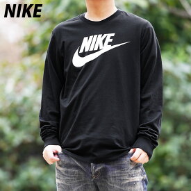 SALE セール ナイキ Tシャツ 上 メンズ NIKE 長袖 コットン100% ロンT フューチュラ ビッグロゴ CI6292| 大きいサイズ 有 スポーツウェア トレーニングウェア