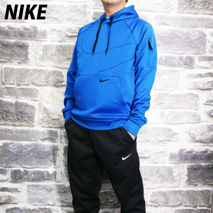 楽天市場 送料無料 新作 ナイキ スウェット 上下 メンズ Nike ビッグロゴ パーカー スウォッシュ ドライ パーカー パンツ 裏フリース Therma Fit Dq5402 Blu あす楽 セットアップ 上下セット 大きいサイズ 有 限定ジャージのタケスポ