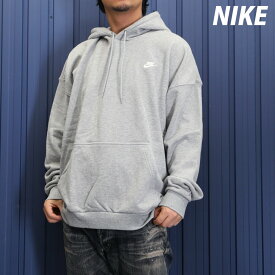 スーパーセール最大3000円オフクーポン有! ナイキ パーカー ブランド メンズ スウェット 綿100 ゆったり クラブ フレンチ テリー フーディ プルオーバー NIKE スウェットパーカー HJ1817 灰色 グレー 新作 大きいサイズ 有 スポーツウェア トレーニングウェア スポーツ