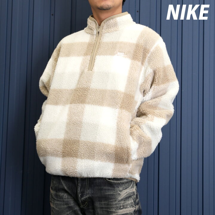 楽天市場】ナイキ ボアジャケット メンズ ブランド ハーフジップ 裏 