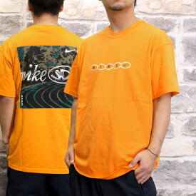 スーパーセール最大3000円オフクーポン有! ナイキ Tシャツ メンズ ブランド 半袖 コットン100% 綿100% バックプリント付き 橙色 オレンジ NIKE II0391 大きいサイズ 有 スポーツウェア トレーニングウェア スポーツ おしゃれ 新作