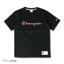 チャンピオン Tシャツ 上 メンズ Champion 半袖 ビッグロゴ 綿100％ C3Q301| 大きいサイズ 有 スポーツウェア トレーニングウェア