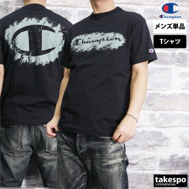 新作 チャンピオン Tシャツ 上 メンズ Champion バックプリント付き 半袖 C3Z344| 大きいサイズ 有 スポーツウェア トレーニングウェア