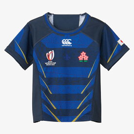 カンタベリー ジャパンRWC2023キッズレプリカオルタネイトジャージ JAPAN RWC2023 KIDS REPLICA ALTERNATE JERSEY レプリカユニフォーム ジュニア CANTERBURY 半袖 RGJ33983WC あす楽 5/o| 男 女の子 キッズ スポーツウェア トレーニングウェア