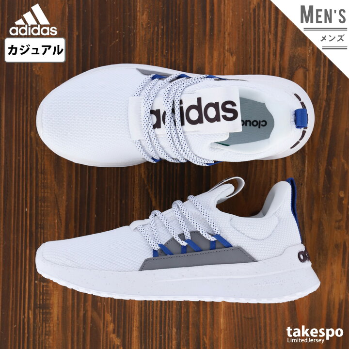楽天市場】4/23-4/25 3日間限定ゲリラバーゲン アディダス スニーカー adidas カジュアル シューズ LITE RACER ADAPT 5.0 WHT|大きいサイズ 有 : 限定ジャージのタケスポ