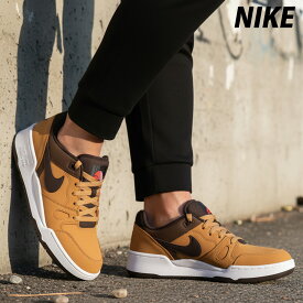 ナイキ スニーカー メンズ ブランド NIKE フルフォース ロー シューズ レザー 革 皮革 ローカット HF7734200 あす楽 茶色 ブラウン SALE セール 大きいサイズ 有 スポーツ おしゃれ