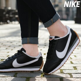 ナイキ スニーカー レディース ブランド NIKE パシフィック・レザー シューズ レザー 革 皮革 ローカット 薄底 HV6430001 あす楽 黒 ブラック 新作 ウィメンズ かわいい 大きいサイズ 有 スポーツ おしゃれ