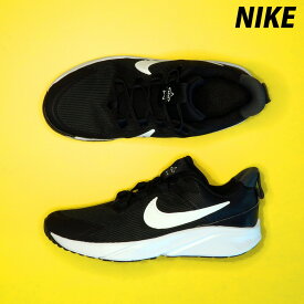 ナイキ スニーカー ジュニア ブランド NIKE スター ランナー 4 シューズ ローカット ランニング 通学 運動会 DX7614001 黒 ブラック 新作 男 女の子 キッズ スポーツ おしゃれ