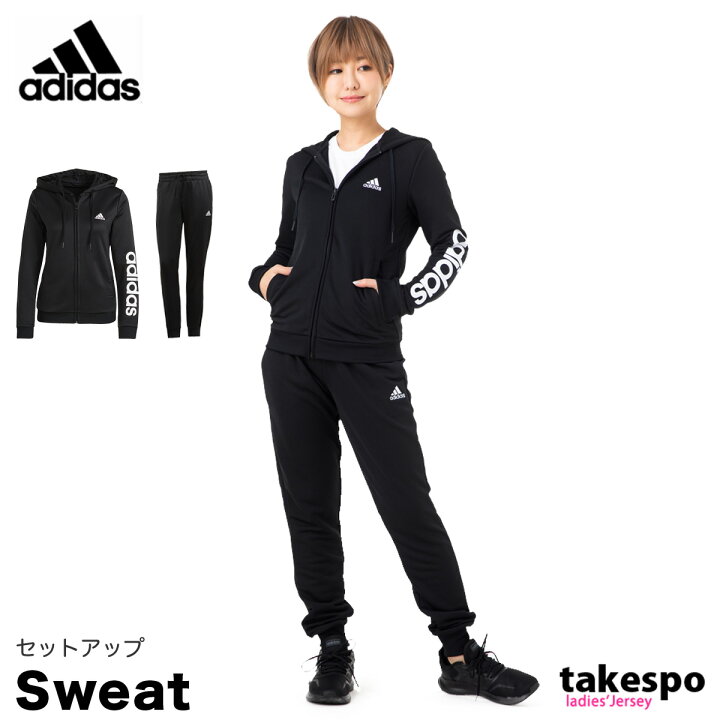 楽天市場 送料無料 新作 アディダス スウェット 上下 レディース Adidas ビッグロゴ パーカー フーディ 吸汗速乾 ドライ パーカー パンツ 260 限定ジャージのタケスポ 楽天市場 送料無料 新作 アディダス スウェット 上下 レディース Adidas ビッグロゴ パーカー フーディ 吸汗速乾 ドライ パーカー パンツ 260 限定ジャージのタケスポ