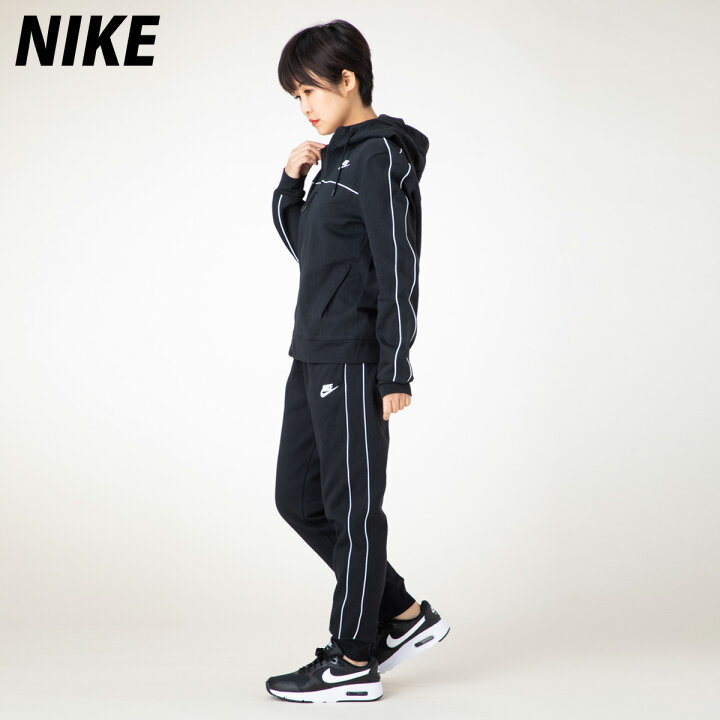 楽天市場 送料無料 Sale セール ナイキ スウェット 上下 レディース Nike サイドライン パーカー パンツ Cz39 Blk あす楽 限定ジャージのタケスポ